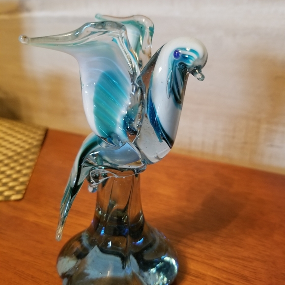 Beautiful Vintage blown glass art bird dove - Picture 8 of 9